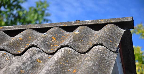 Roof tile asbestos