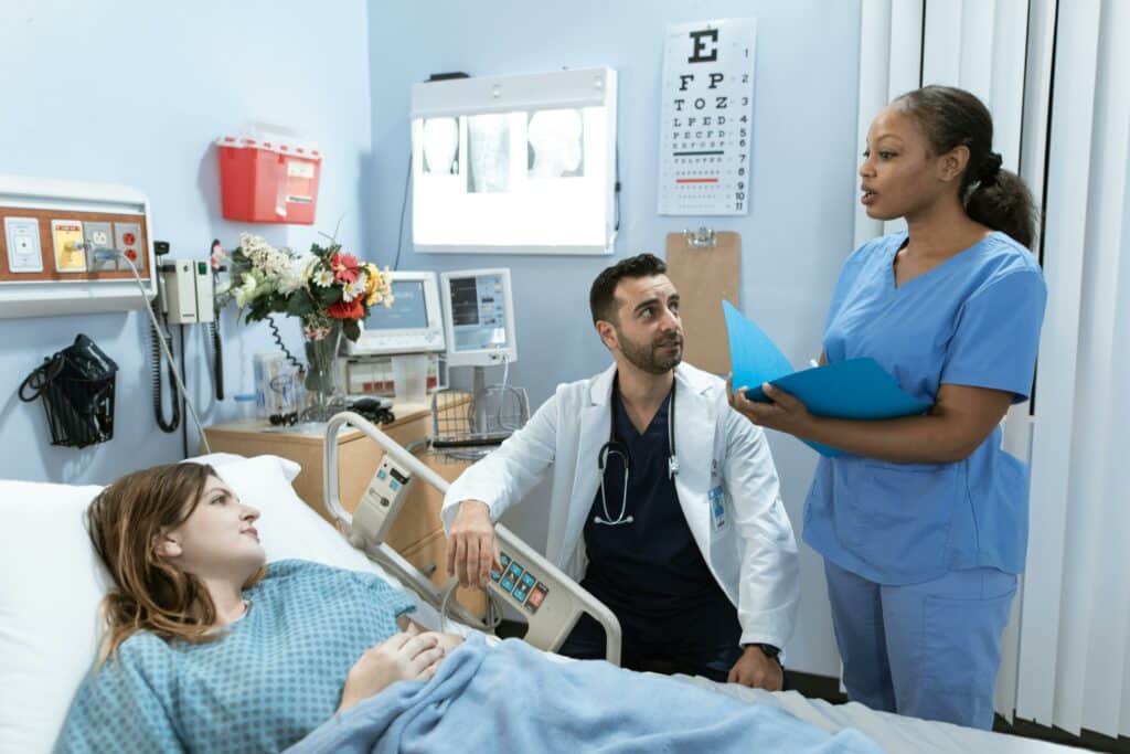 Doctor and patient
