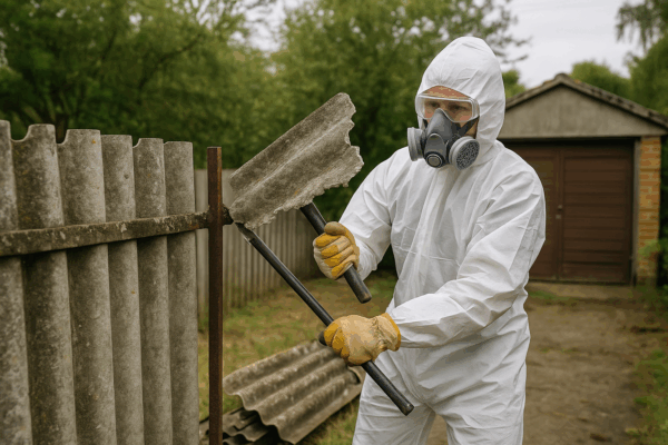 asbestos fence removal