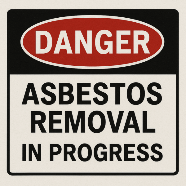 Asbestos Removal Signange