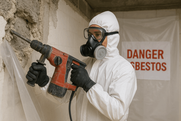 asbestos walls